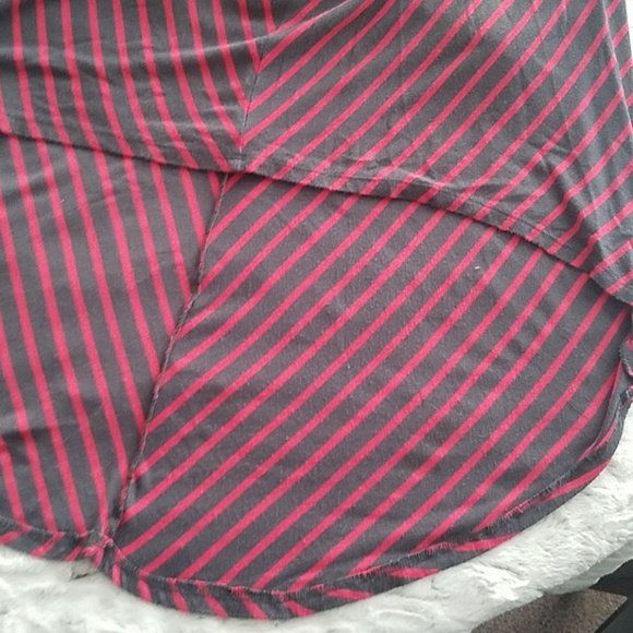 Urban Love Cinched Waist Chevron Hi-Low Dress - Picture 6 of 6